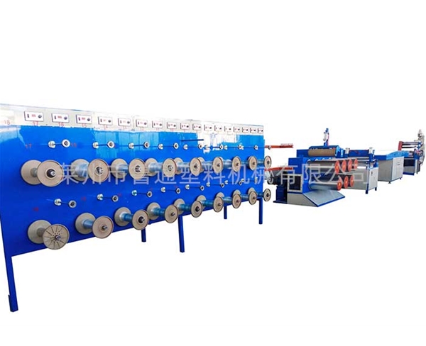 塑料再生拉絲機，扁絲拉絲機